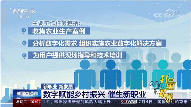 聚焦数字赋能乡村振兴,催生数字科技人才新职业