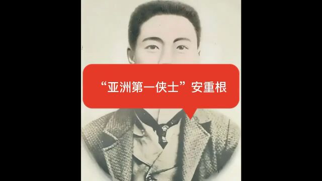 亚洲第一侠士——安重根