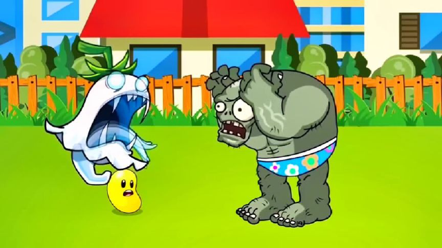 植物大战僵尸:怪兽中还隐藏着怪物?巨人僵尸被吓得落荒而逃?