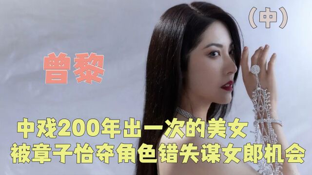 曾黎,中戏200年出一次的大美女,被章子怡夺取角色!(中)