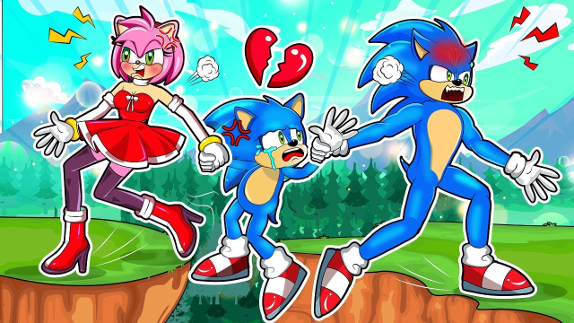 索尼克动画:索尼克和艾米离婚了?索尼克最终会选择跟谁呢?