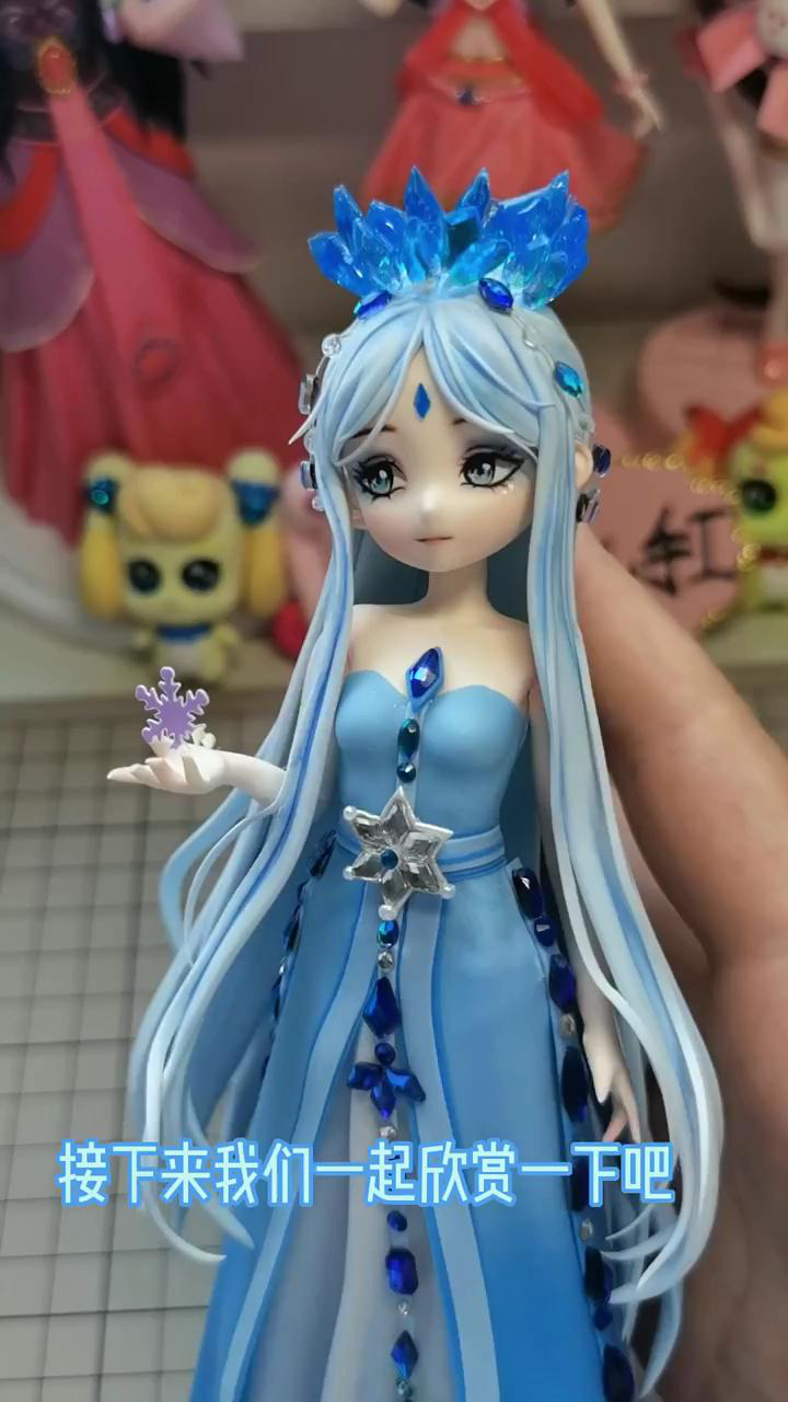 挑战用粘土制作叶罗丽冰公主_腾讯视频
