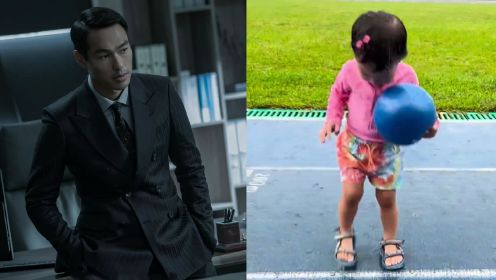 妈见打！杨祐宁带2岁女儿淋雨好欢乐，网友串戏《罚罪》爆笑调侃