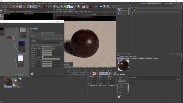 C4D材质预设129个4K常用室内金属木纹织物玻璃塑料材质预设Octane Texture Pack 6