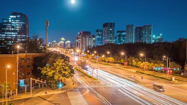 实拍石景山璀璨夜景!