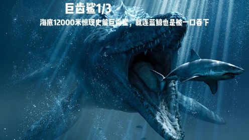 第1集丨海底12000米惊现史前巨齿鲨，就连蓝鲸也是被一口吞下