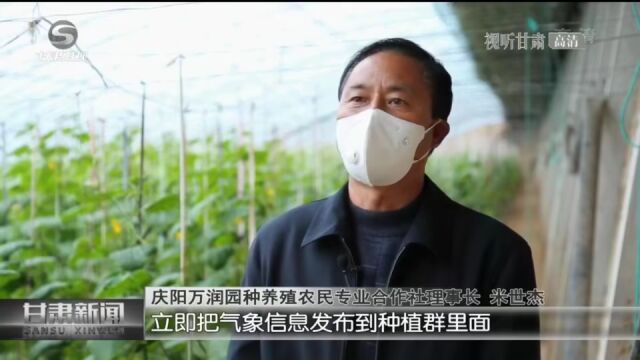 甘肃各地农业部门积极采取措施应对低温寒潮天气