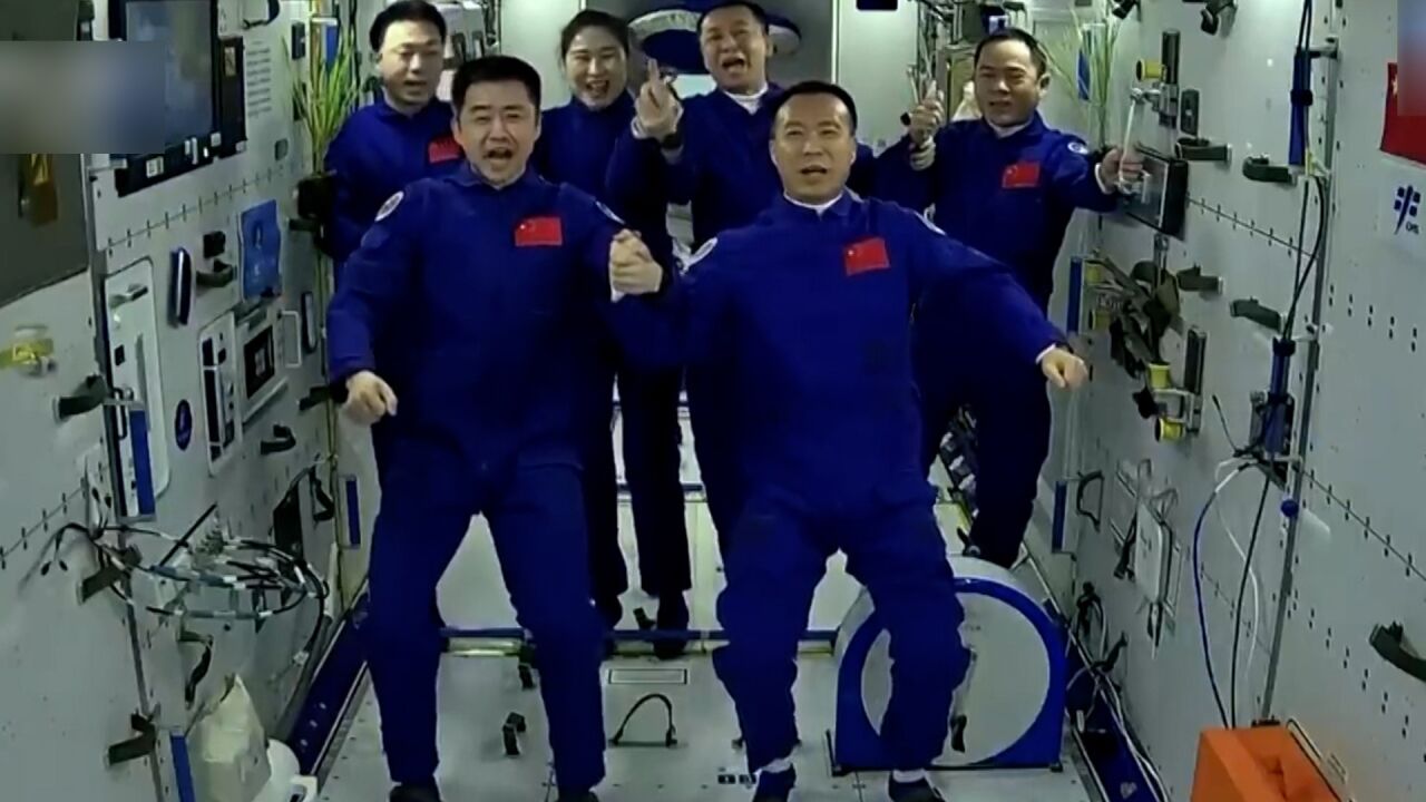 历史性一刻！神舟十五号飞天圆梦，中国航天员首次太空会师_腾讯视频