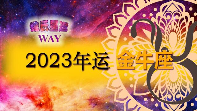 维氏星运2023金牛座年运