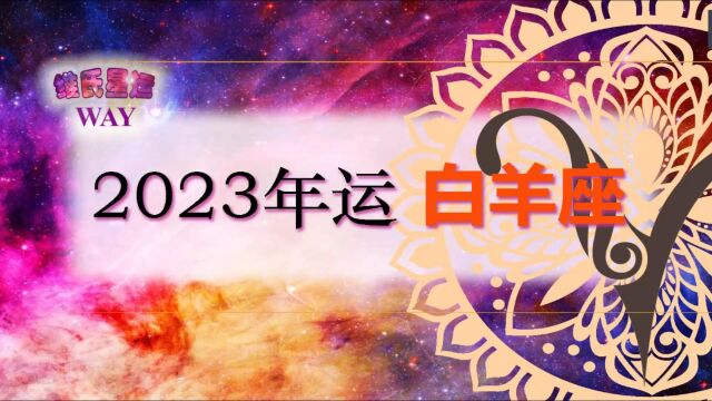 维氏星运2023白羊座年运