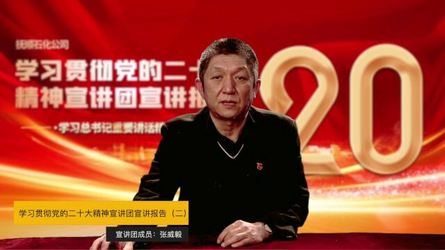 公司学习贯彻党的二十大精神宣讲团宣讲报告(二)