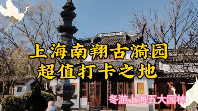 冬游上海五大古典园林之一,超值必去打卡之地,嘉定南翔古漪园