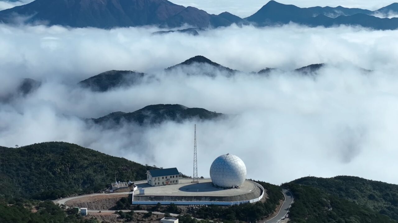 太漂亮了!德化石牛山春节假期持续云海奇观!