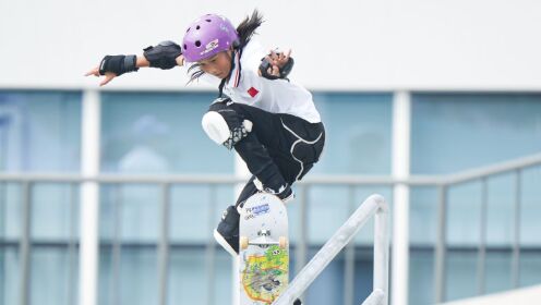中国最年轻亚运冠军！13岁滑板少女从0基础到亚洲冠军仅用3年