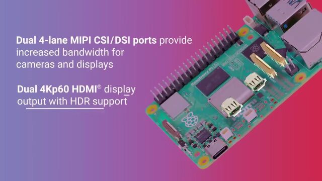 树莓派5来了:算力提升2.5倍,支持PCIe,438元起售