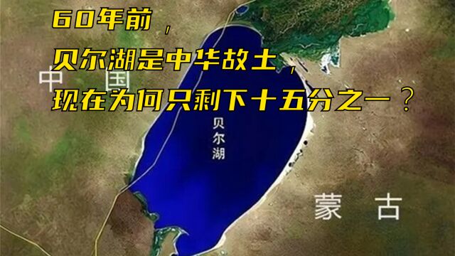 60年前,贝尔湖是中华内湖,现在为何只剩下十五分之一?