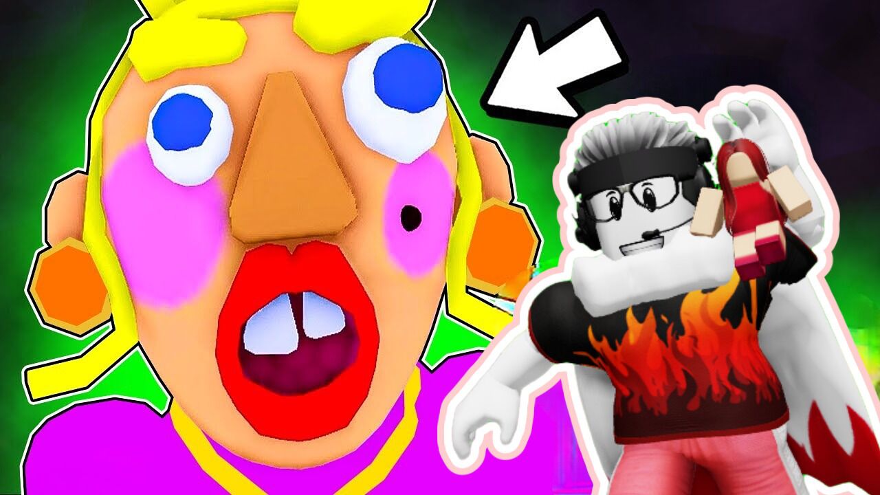 我逃离了这丑八怪保姆的陷阱地牢 阿火解说roblox