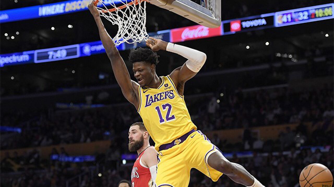 湖人官宣班巴遭到左脚踝高位扭伤,将缺阵至少四周!