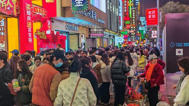 湖南省长沙市芙蓉区,黄兴路步行街现状,长沙天心区