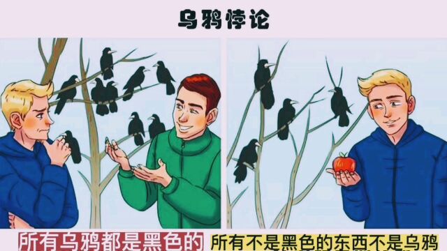 乌鸦悖论 天下乌鸦一般黑