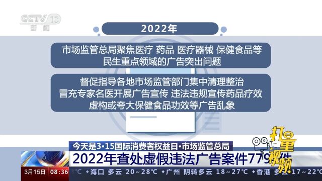 市场监管总局:2022年查处虚假违法广告案件7794件