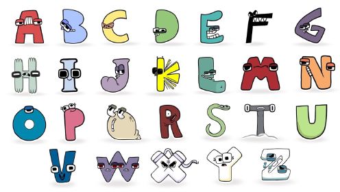 卡通字母人完整版自我介绍，你会模仿它们发音吗？