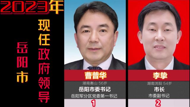 湖南岳阳市政府现任10位领导,书记市长和7位副市长,你认识哪几位呢?