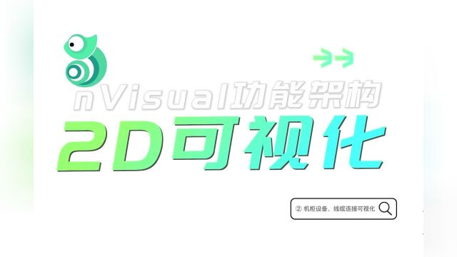 nVisual功能架构2D可视化(机柜设备、线缆连接)