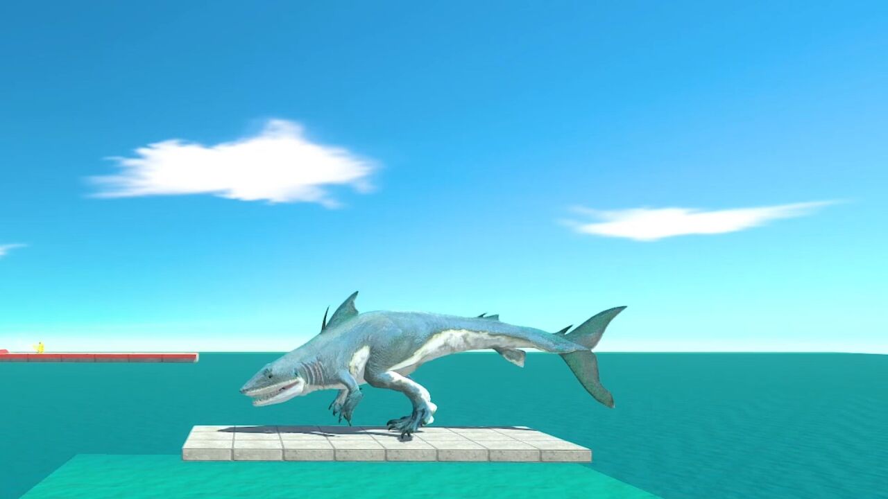 改造版的鲨鱼恐龙登场,一群挑战者前来找刺激,看谁能打败它