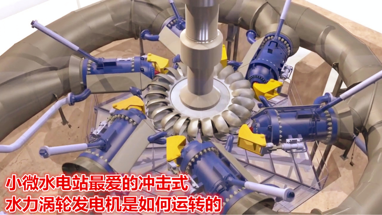 小微水电站最爱的冲击式水力涡轮发电机是如何运转的