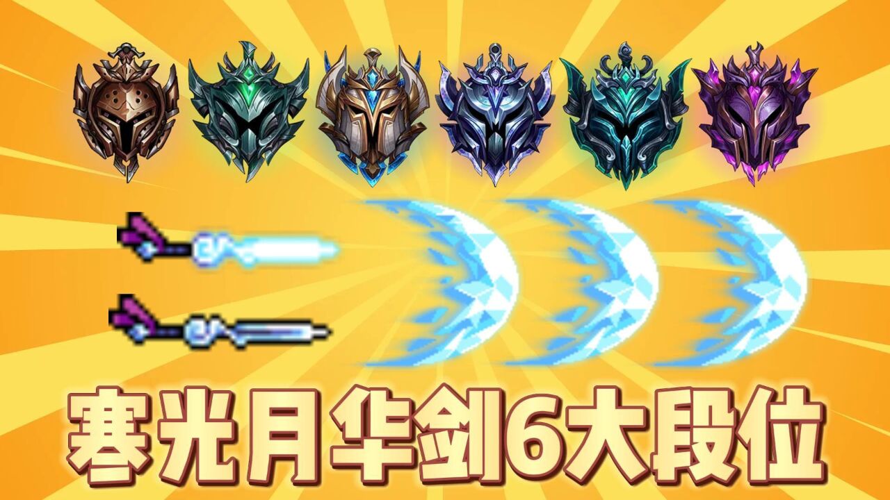 元气骑士:使用寒光月华剑的6大段位!你排第几?