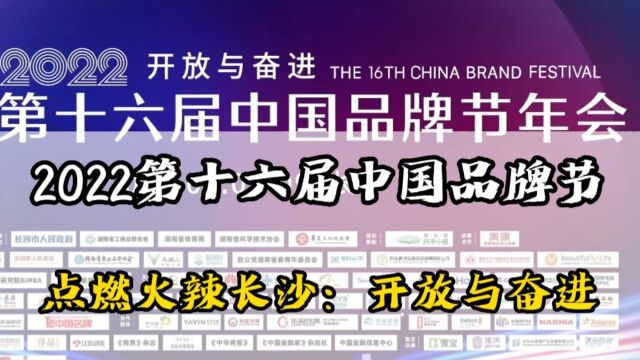 精彩回顾:2022第十六届中国品牌节开放与奋进,点燃火辣长沙!