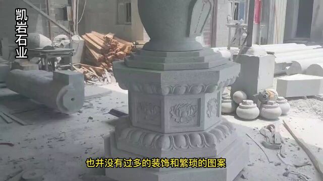 花岗岩石雕舍利塔#寺庙石雕佛塔定制#惠安石雕