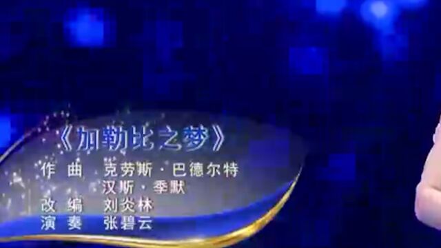 张碧云倾情演奏《加勒比之梦》,余音袅袅,别错过