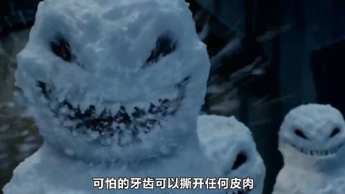 电影:男孩堆雪人,没想到复活了雪人,把雪人变成了杀人武器