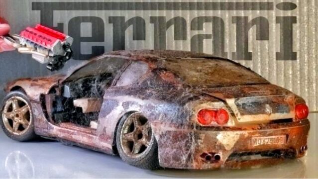 废弃Ferrari 456GT,焕然一新,速速围观!