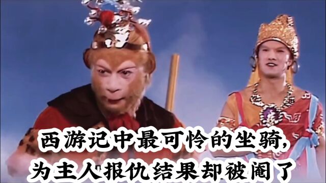 西游记中最可怜的坐骑,为主人报仇结果却被阉了