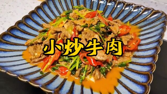 美食家常菜小炒牛肉