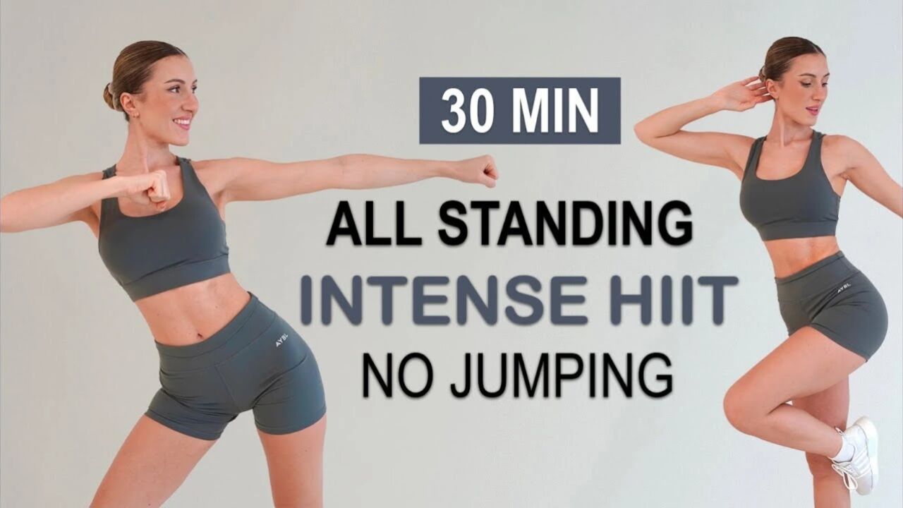 30分钟强烈燃脂HIIT 所有站立-禁止跳跃,禁止重复,适合膝盖+手腕_高清1080P在线观看平台_腾讯视频
