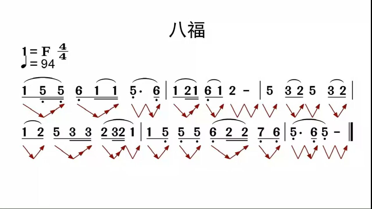 八福歌基督教歌谱图片