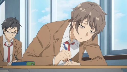 为了不忘记麻衣学姐,男主已经整整两天没睡觉了!