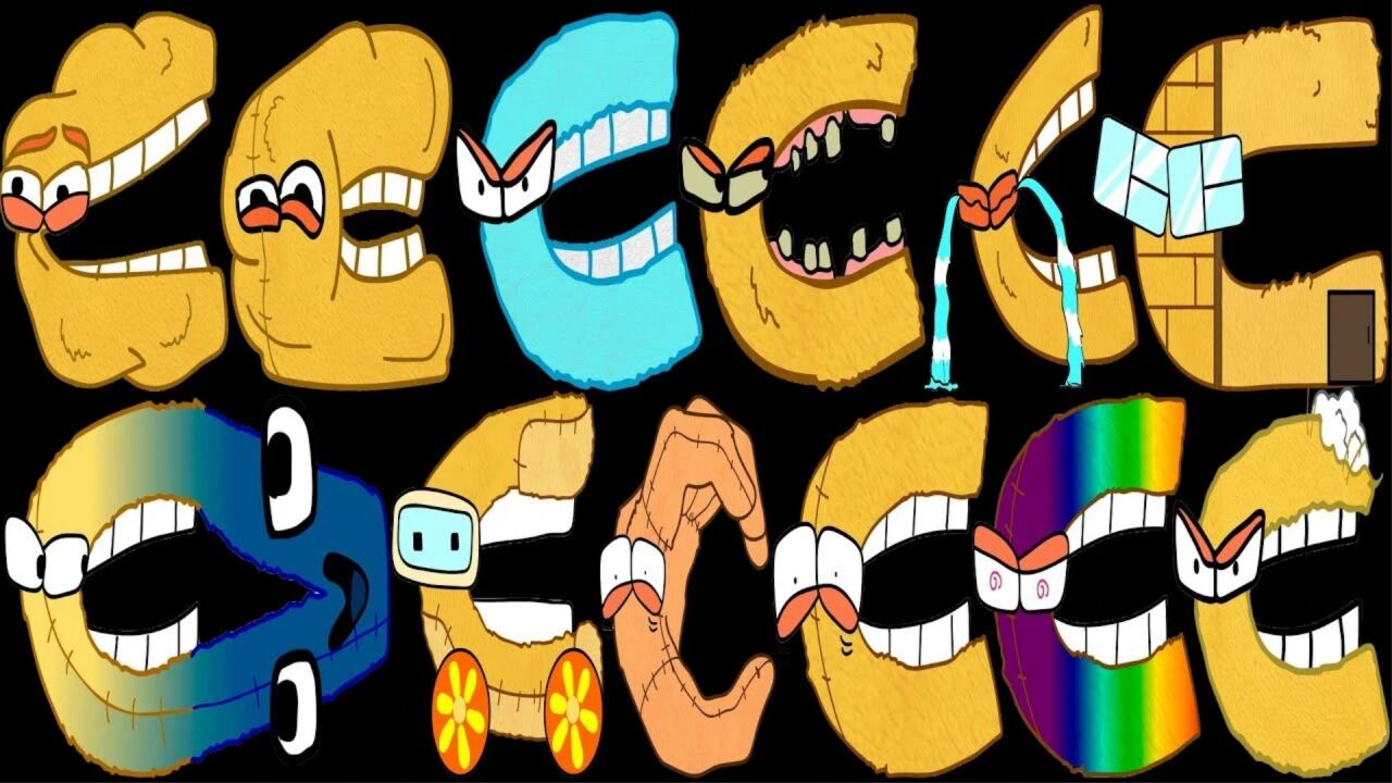 字母人小故事 f给in准备的礼物!