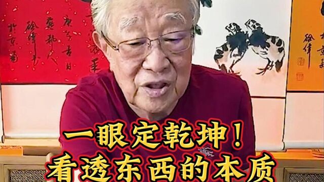 一眼定乾坤! 看透东西的本质