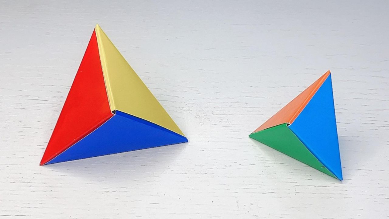 正方体折纸教程简单图片
