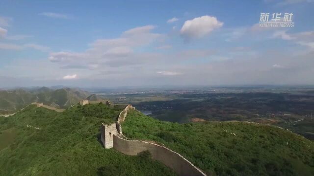 河北迁安:古长城夏日风光无限