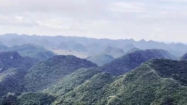 【夜赏】砚山盘龙:彝乡冬日远山长