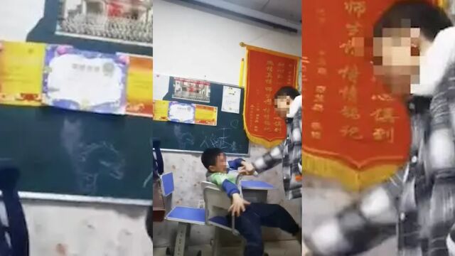 网曝内蒙古一小学老师殴打学生,称“想吓唬他”,教育局:正在调查取证