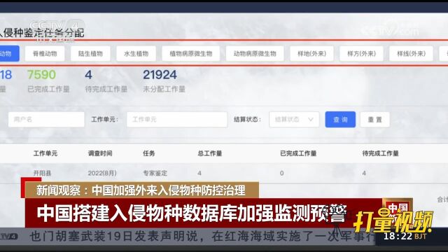 中国加强外来入侵物种防控治理,搭建入侵物种数据库加强监测预警