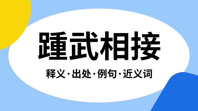 “踵武相接”是什么意思?