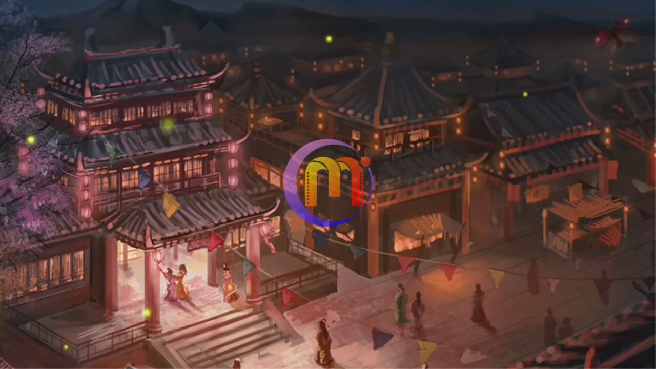天上的街市 郭沫若课文诗词朗诵朗读天上人间配乐大屏幕高清led背景